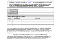 Consulting Scope Of Work Template For Your Needs within Statement Of Work Template Consulting