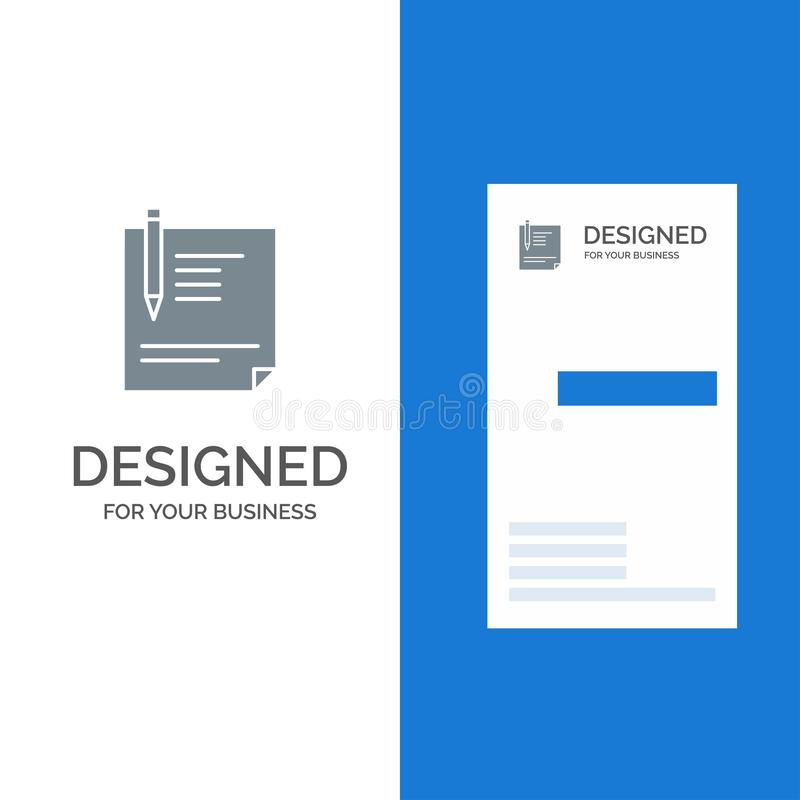 Contract, Document, File, Page, Paper, Sign, Signing Grey Logo Design with regard to Logo Design Contract Template