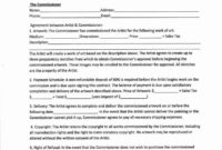 Contract – Tracy Tauber Art with Art Commission Contract Template
