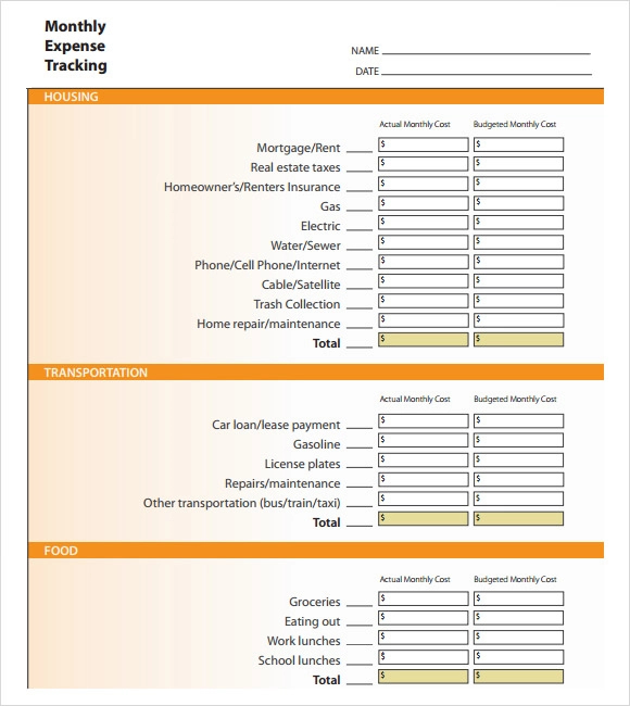 Cost Tracker Templates | 15+ Free Ms Docs, Xlsx &amp; Pdf | Excel throughout Cost Tracking Template