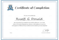 Course Completion Certificate Format Word – Calep.midnightpig.co Inside regarding Free Free Training Completion Certificate Templates