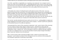 Cover Letter For The Position Of A Chef | Document Hub inside Head Chef Contract Template