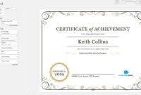 Create A Certificate Of Recognition In Microsoft Word Within throughout Fascinating Superlative Certificate Template