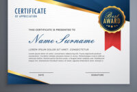 Creative Certificate Of Appreciation Award Template – Free Template Ppt throughout Award Certificate Template Powerpoint