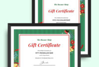Creative Holiday Gift Certificate Template – Google Docs, Illustrator in Awesome Indesign Gift Certificate Template