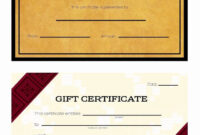 Custom Gift Certificate Template Inspirational Cool Design Of With regarding Free Company Gift Certificate Template