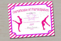 Dance Certificate Template | Best Template Ideas regarding Ballet Certificate Template