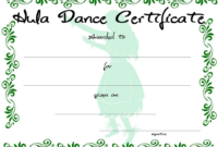 Dance Certificate | Templates At Allbusinesstemplates Regarding Dance in Ballet Certificate Templates