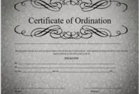 Deacon Ordination Certificate | Etsy intended for Fascinating Ordination Certificate Templates