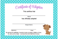 Dog Adoption Certificate Template 7 Best Ideas | Dog Breeds Picture with Fascinating Dog Adoption Certificate Template