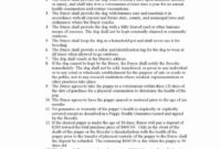 Dog Training Contract Template In 2020 | Contract Template, Puppies in Dog Training Contract Template