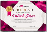 Download This Free Certificate Psd Template - Designhooks with regard to Certificate Template For Pages