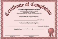 √ 20 Anger Management Certificate Of Completion Template with Anger Management Certificate Template Free