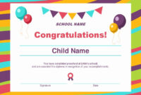 √ 20 Free Preschool Certificate Templates ™ In 2020 | Preschool with regard to Free Pre Kindergarten Diplomas Templates Printable Free