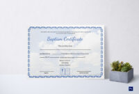 Editable Baptism Certificate Template In Adobe Photoshop, Microsoft Word inside Fresh Baptism Certificate Template Word Free