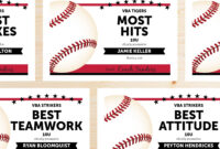 Editable Baseball Award Certificates Instant Download - Etsy inside Baseball Achievement Certificates