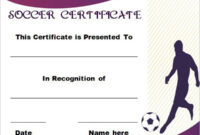 Editable Soccer Award Certificate Templates || Free & Premium Templates throughout New Soccer Certificate Template Free