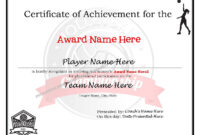 Editable Volleyball Certificates-Digital Downloadable | Etsy inside Volleyball Certificate Templates
