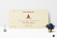 Elegant Christmas Gift Certificate Template In Adobe Photoshop With Me pertaining to Fascinating Elegant Gift Certificate Template