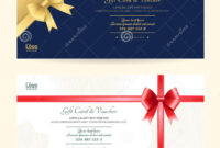Elegant Gift Voucher Or Gift Card Template Stock Vector – Illustration pertaining to Fascinating Elegant Gift Certificate Template