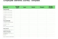 Employee Benefits Survey Statement Ppt Powerpoint Presentation with regard to Employee Benefit Statement Template