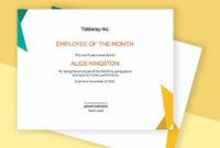 Employee Of The Month Award Certificate Template – Google Docs in Employee Of The Month Certificate Template Word