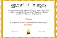Employee Of The Month Recognition Quotes Maggiemployee Of The Month for Amazing Employee Of The Month Certificate Templates