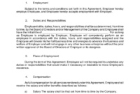 Employment Agreement Form – 8 Free Templates In Pdf, Word, Excel Download regarding Domestic Worker Contract Template