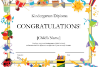 Simple Daycare Diploma Certificate Templates