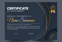 👨‍🎓 Certificate Of Merit Template - Graphicsfamily within Merit Award Certificate Templates