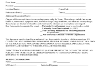 Facility Rental Agreement Form – Free Printable Documents throughout Facility Use Contract Template