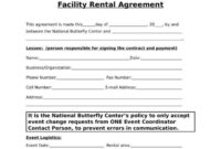 Facility Rental Agreement Templates Pdf Free Premium Templates Intended within Party Rental Contract Template