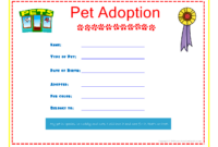 Fake Adoption Certificate Free Printable – Free Printable within Fresh Adoption Certificate Template