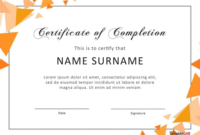 Fantastic Certificate Of Completion Templates Word Powerpoint With 5Th throughout Graduation Certificate Template Word