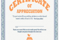 Fill Certificate Appreciation Template - Fill Online, Printable pertaining to New Certificate Of Recognition Word Template