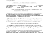 Fill, Edit And Print Road Maintenance Agreement Form Online | Sellmyforms pertaining to Fantastic Auto Service Contract Template