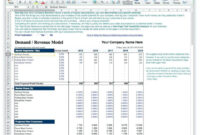 Financial Projections Spreadsheet For 017 Business Plan Financial inside Projected Financial Statement Template