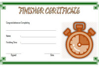 Finisher Certificate Templates Free: 7+ Best Choices In 2019 regarding Marathon Certificate Templates