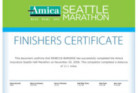 Finishers Certificate | Official Proof! Blogged | Flickr in Finisher Certificate Template
