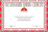 Fire Extinguisher Training Certificate Template Free [7 Intended For for New Fire Extinguisher Certificate Template