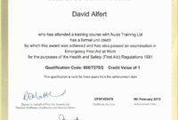 First Aid Certificate Template Free Of Pin Cpr Certificate Template On pertaining to Fantastic First Aid Certificate Template Free