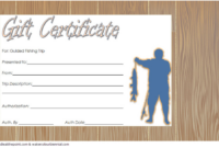 Fishing Gift Certificate Template 7+ Inspirational Designs With regarding Fantastic Sobriety Certificate Template 7 Fresh Ideas Free