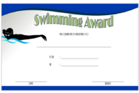 Forget About Certificate Frames! This Swimming Lesson Certificate in Swimming Award Certificate Template
