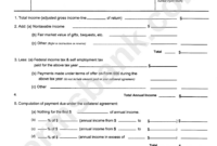 Form 3439 - Statement Of Annual Income Form Printable Pdf Download pertaining to Household Income Statement Template