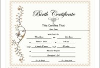 Format Fake Birth Certificate Maker Bd / #Puppybirth | Birth pertaining to Amazing Novelty Birth Certificate Template