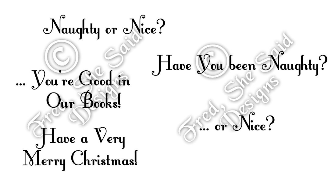Fred, She Said Designs . The Store: Naughty Or Nice Elf within Free 9 Naughty List Certificate Templates