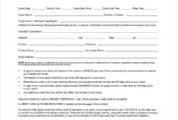 Awesome Party Rental Contract Template