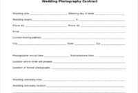 Free 10+ Sample Photography Contract Forms In Pdf | Ms Word pertaining to Photography Client Contract Template