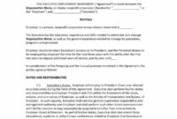 Free 11+ Executive Employment Agreement Templates In Pdf within Ceo Employment Contract Template