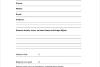 Free 11+ Photography Contract Forms In Pdf | Ms Word intended for Corporate Photography Contract Template